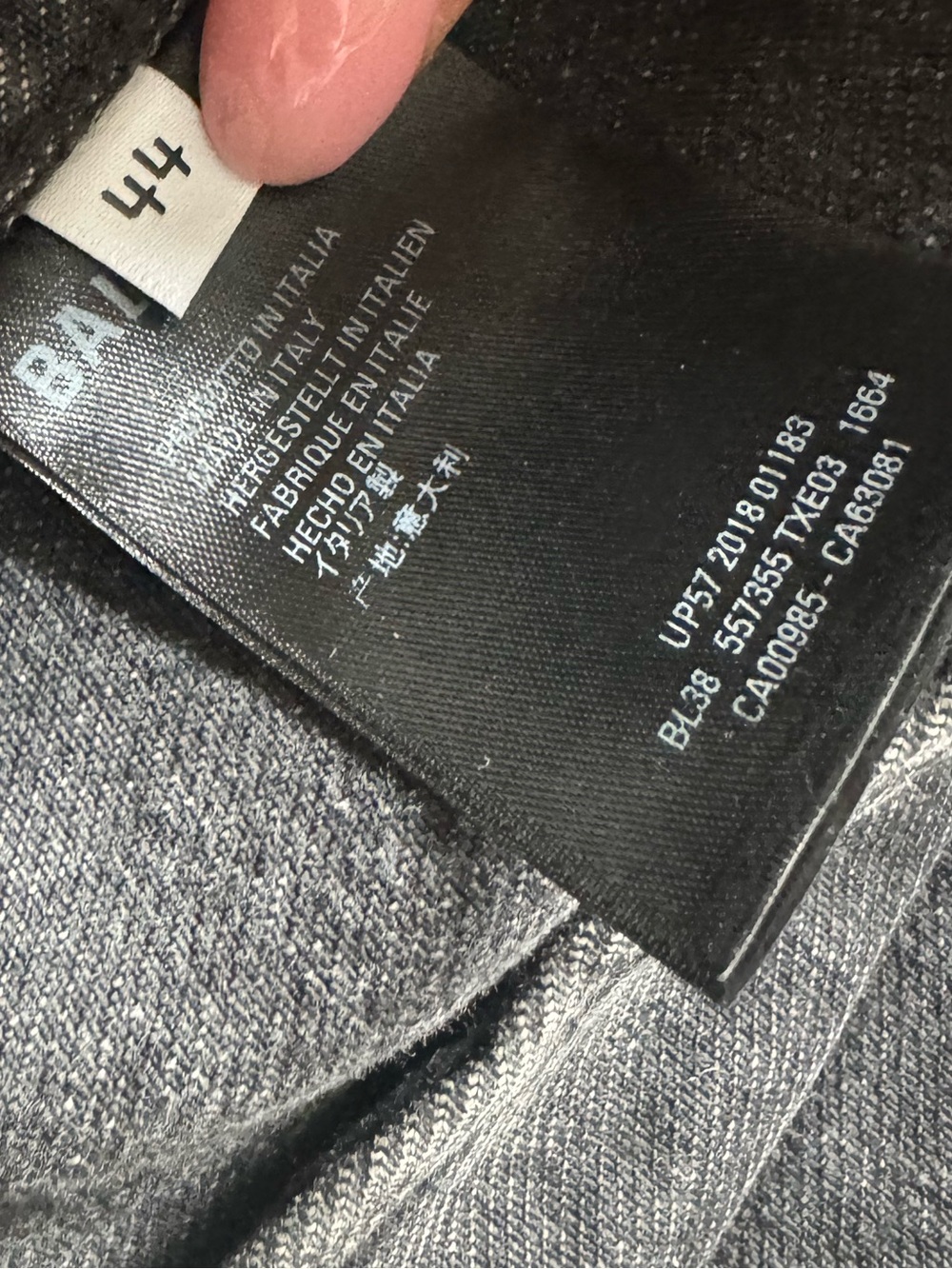 Balenciaga Denim Jacket with Hood View 5